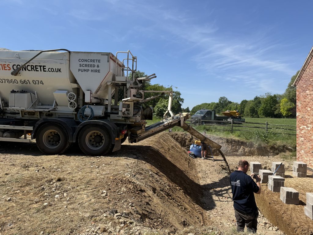 Large Extension Foundation & Groundworks