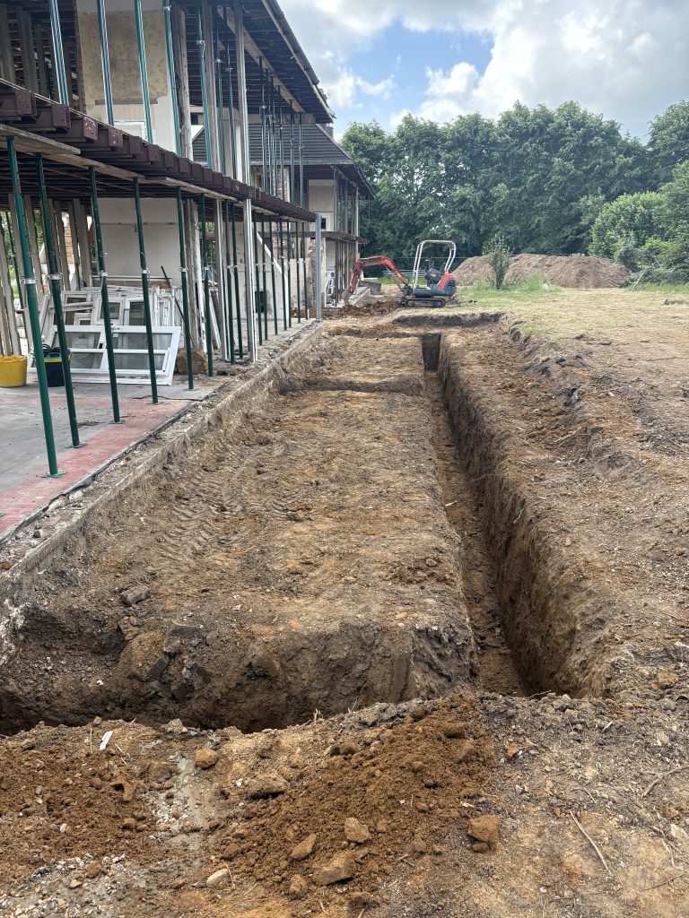 Large Extension Foundation & Groundworks​